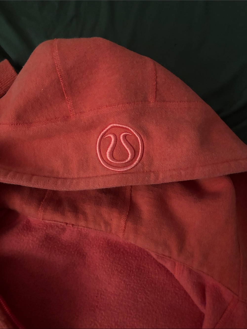 Orange Full-Zip Hooded Sweater - Picture 3 of 3